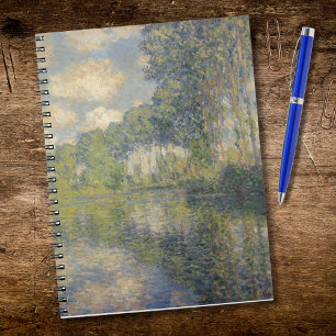 Poplars auf der Epte - Monet Notizblock