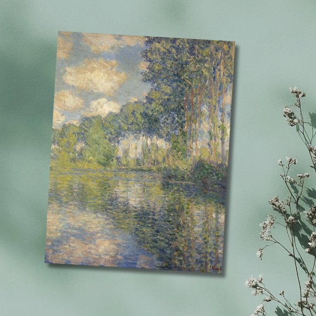 Poplars auf der Epte - Monet Postkarte (Von Creator hochgeladen)