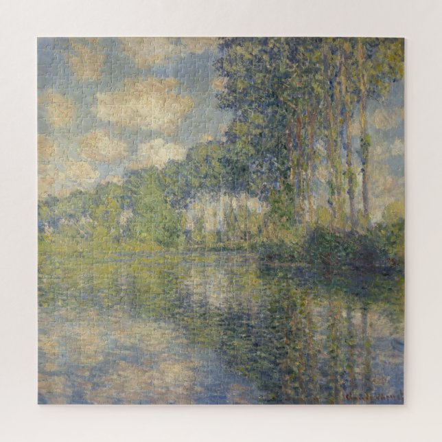 Poplars auf der Epte - Monet Puzzle (Vertikal)