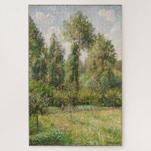 Poplars, Éragny (1895) von Camille Pissarro Puzzle