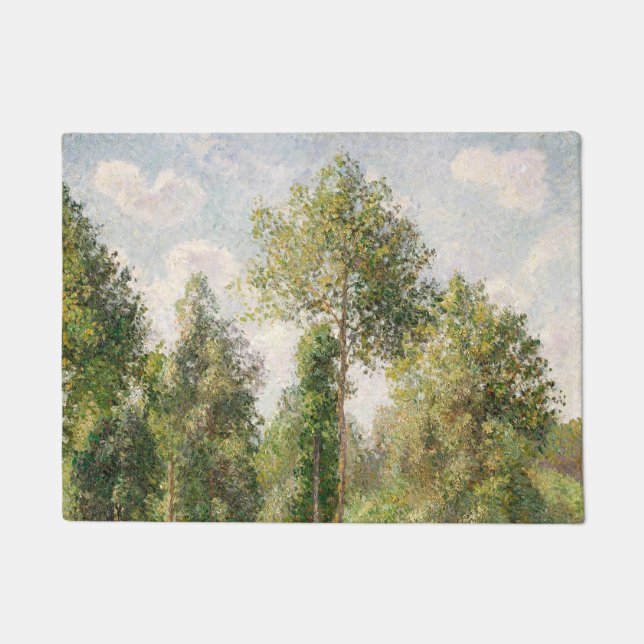 Poplars, Éragny Camille Pissarro Fußmatte (Vorderseite)