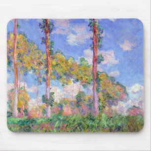 Poplars in der Sonne, Monet Mousepad