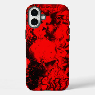 Popmusiker-Porträts   Lebendiges Karmesin & Gold A iPhone 16 Plus Hülle