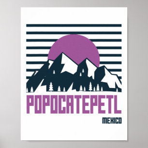 Popocatepetl Berge Mexiko Wandern im Freien Poster