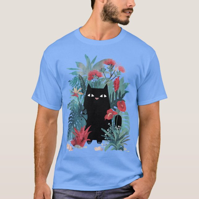 Popoki lustig T-Shirt (Vorderseite)