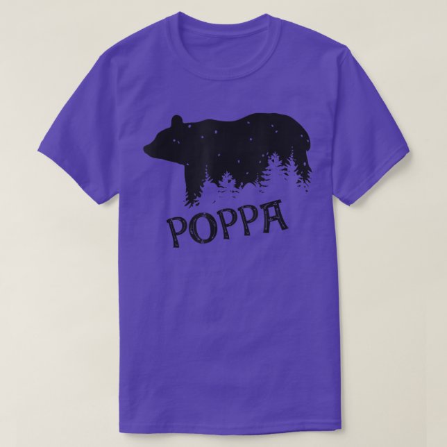 Poppa-Bären geben Mutter Vatertag T-Shirt (Design vorne)