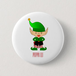 Poppa Elf Weihnachtsfeiertag Button Button