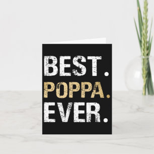 Poppa Geschenk von Grandtochter Grandson Best Popp Karte