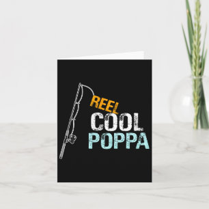 Poppa Geschenk von Grandtochter Grandson Reel Cool Karte
