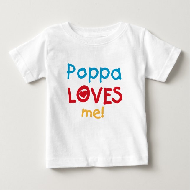 Poppa Lieben T - Shirt und Geschenke (Vorderseite)
