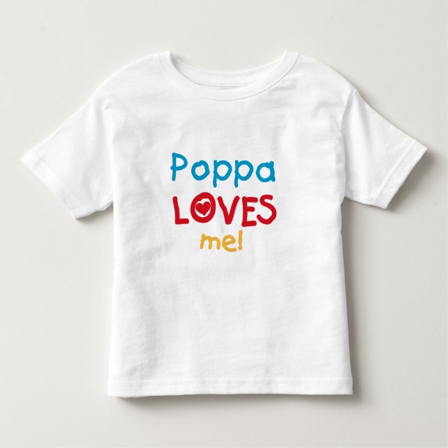 Poppa Lieben T - Shirt und Geschenke (Vorderseite)