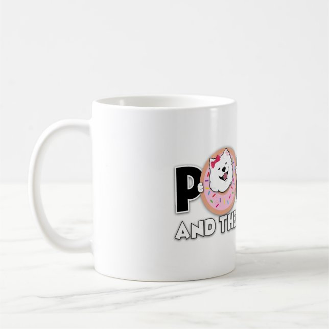 Poppet und das Wolfpack-Logo Kaffeetasse (Links)