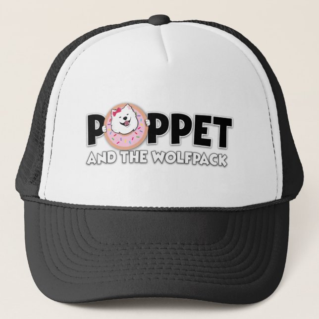 Poppet und das Wolfpack-Logo Truckerkappe (Vorderseite)