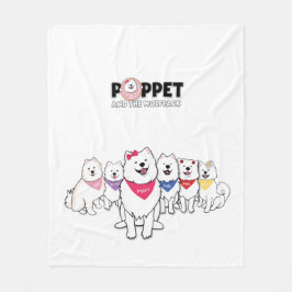 Poppet und Gang Fleecedecke