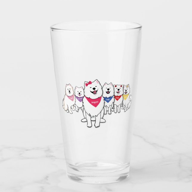 Poppet und Gang Glas (Vorderseite)