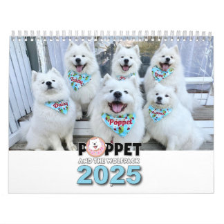 Poppet und Wolfpack 2-Seiten-Kalender Kalender