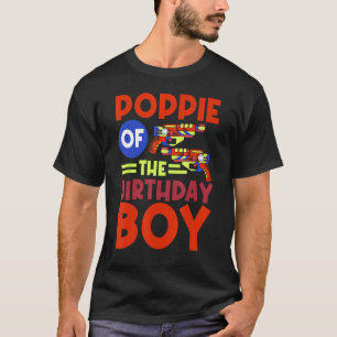 Poppie des Geburtstags Boy Lazer Tag Bday Party Ce T-Shirt