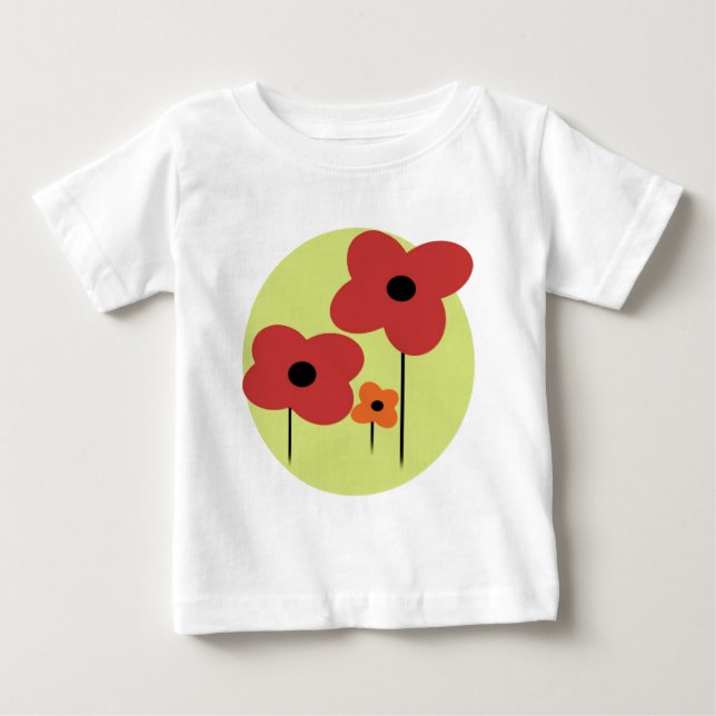Poppies Baby T-shirt (Vorderseite)