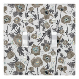 Poppies Blumendekor in Aquarellfarben