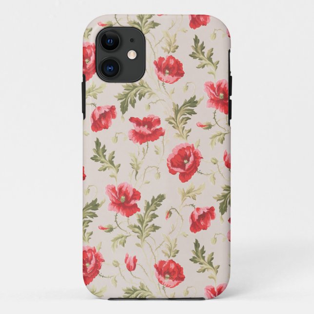 Poppies Case-Mate iPhone Hülle (Rückseite)