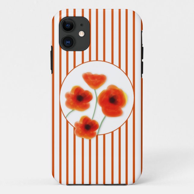 Poppies Case-Mate iPhone Hülle (Rückseite)
