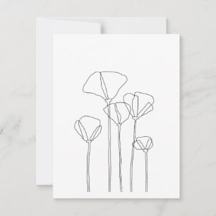Poppies Dankeskarte