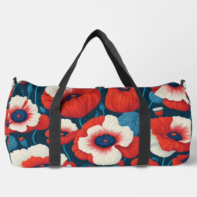 Poppies Duffle Bag (Vorderseite)