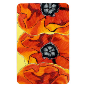 Poppies Galore Magnet
