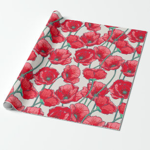 Poppies Geschenkpapier