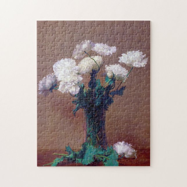 Poppies, Henri Fantin-Latour Puzzle (Vertikal)