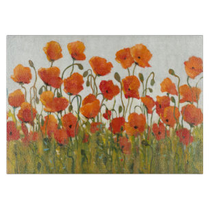 Poppies I Schneidebrett