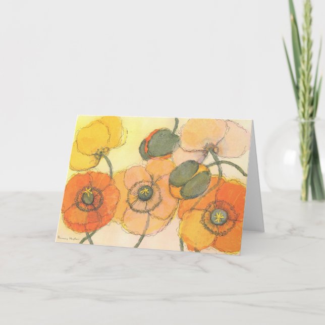 Poppies Karte (Vorderseite)