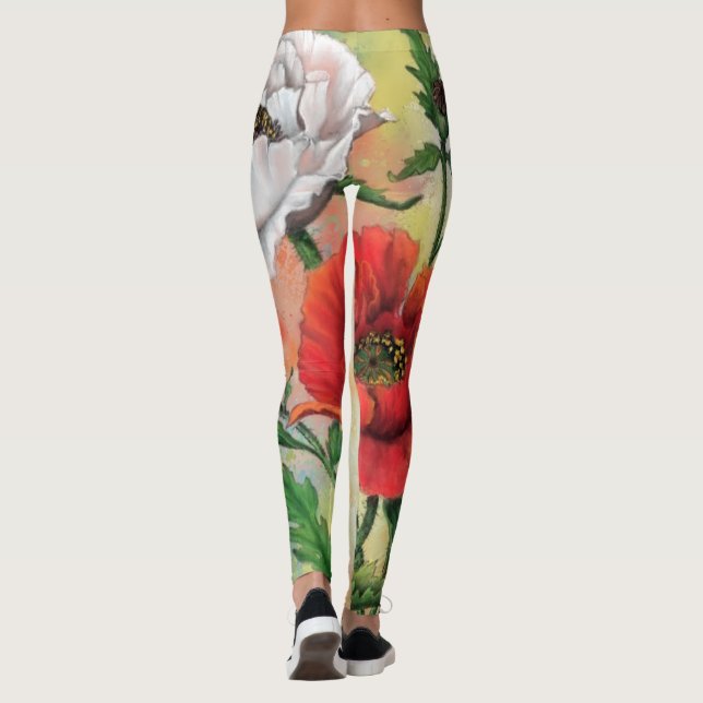 Poppies Leggings (Rückseite)