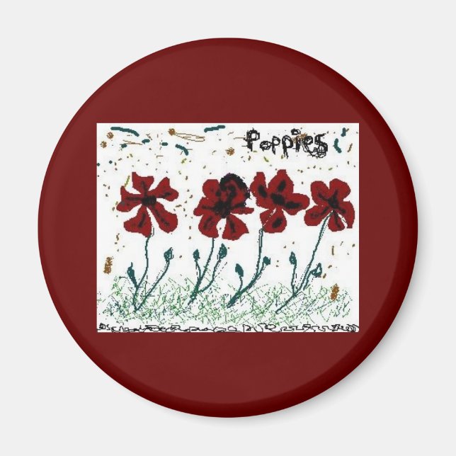 Poppies Magnet (Vorne)