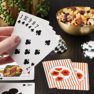 Poppies Playing Cards Spielkarten