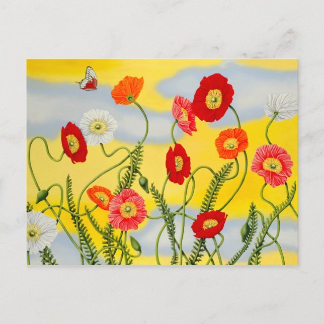 Poppies Postkarte (Vorderseite)