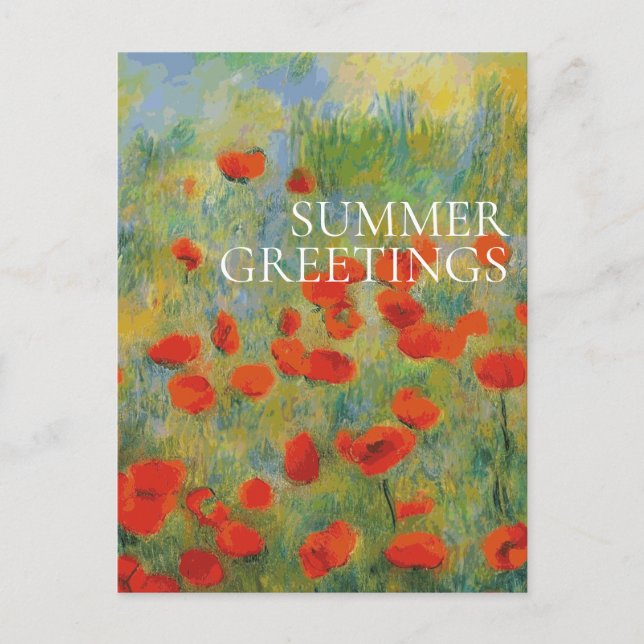 Poppies - Postkarte (Vorderseite)