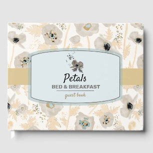 Poppies Rental Guest Book Watercolor Muster Gästebuch