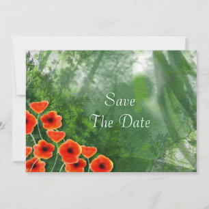 Poppies Save the Date