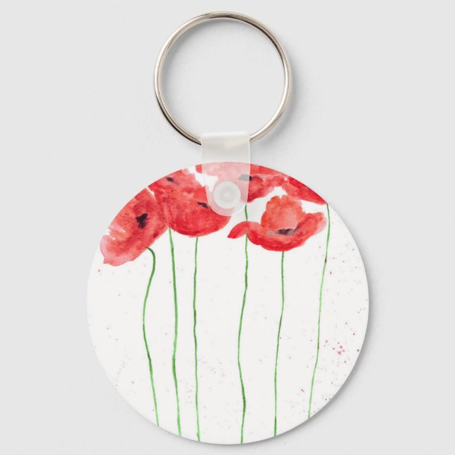 Poppies Schlüsselanhänger (Vorderseite)