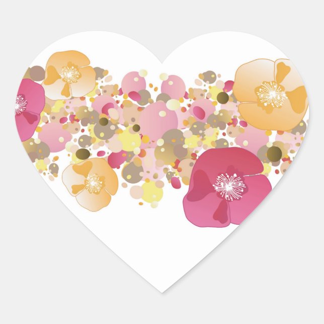 Poppies Sticker (Vorderseite)