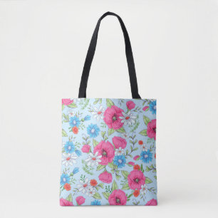Poppies und Daisies-Tasche