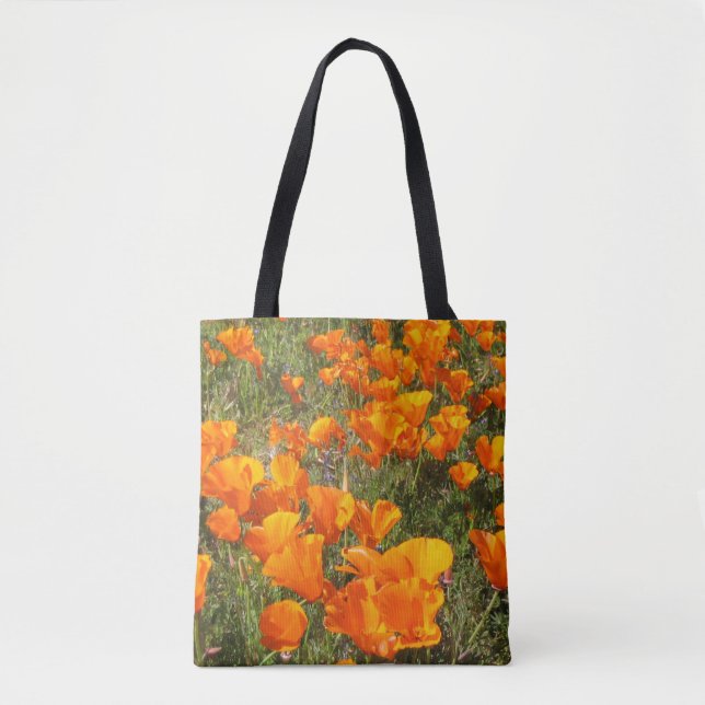 Poppies von California Allover Tasche (Vorderseite)