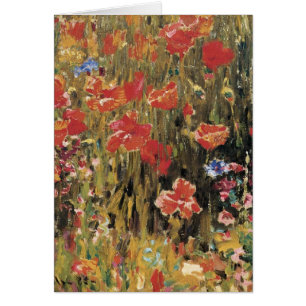 Poppies von Robert Vonnoh, Vintager Impressionismu