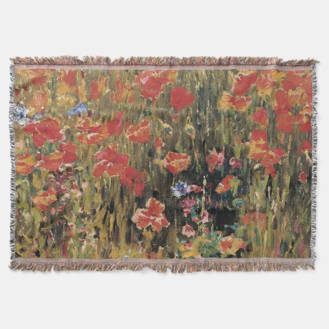 Poppies von Robert Vonnoh, Vintager Impressionismu Decke (Vorderseite)