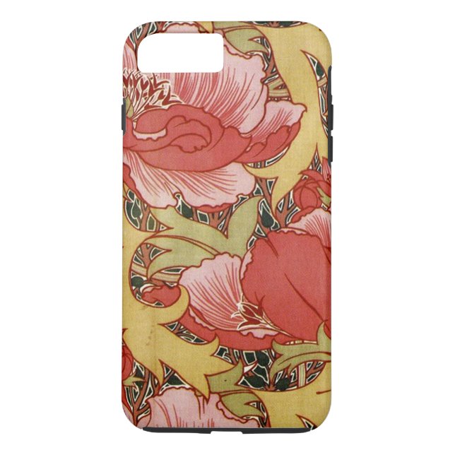 Poppies von William Morris Case-Mate iPhone Hülle (Rückseite)