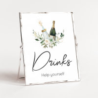 Poppin' Babyflaschen Babydusche Getränke