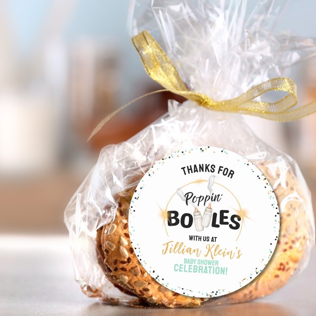 Poppin' Bottles Baby Shower Stickers (Von Creator hochgeladen)