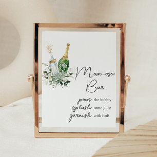 Poppin' Flaschen Kinderdusche Mama Osa Bar Poster