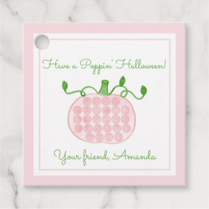 Poppin Halloween Pop It Pumpkin Kids Halloween Geschenkanhänger